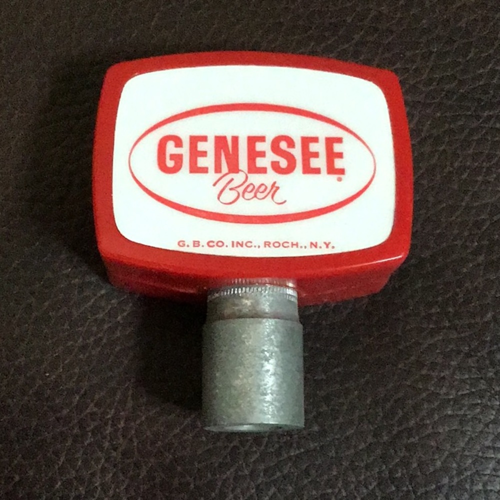 🍻 Vintage Genesee Beer Tap Handle -1950's Bakelite - Rochester, New York